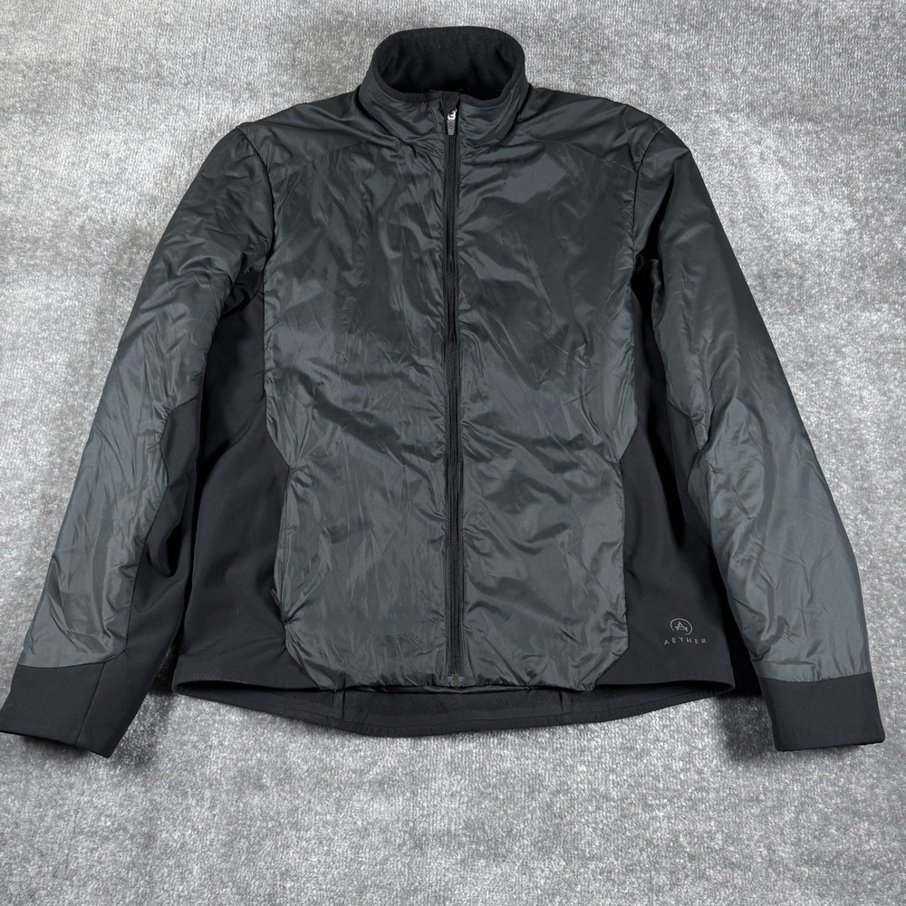Aether Jacket Men's Size 2 Medium‎ Black Full Zip Primaloft